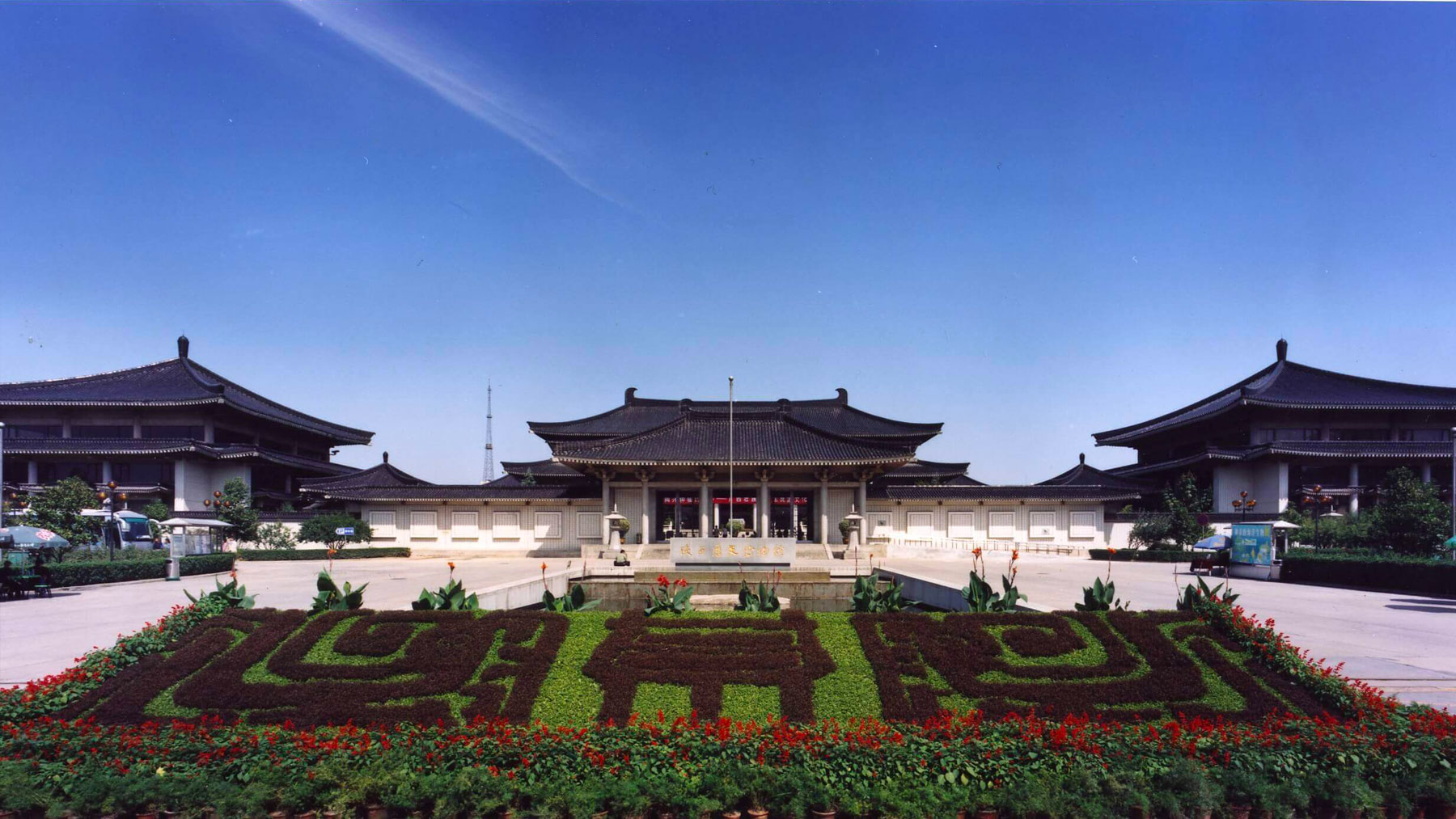 01 Shaanxi History Museum Xian Allestimento BIM rendering