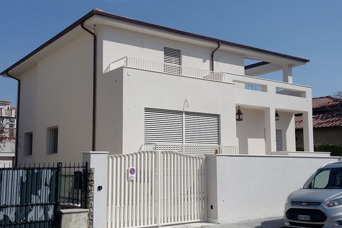 ristrutturazione con sopraelevazione in acciaio